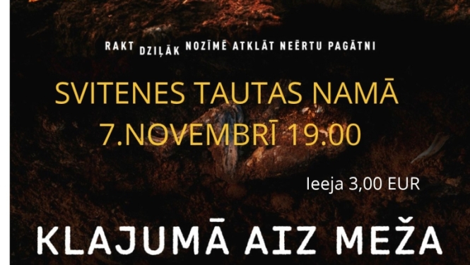 klajumā aiz meža