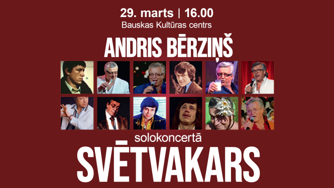 Koncerta "Svētvakars" afiša