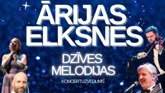 Koncertuzvedums “Ārijas Elksnes dzīves melodijas” 2024. gada 30. oktobrī plkst. 19:00 Bauskas Kultūras centrā