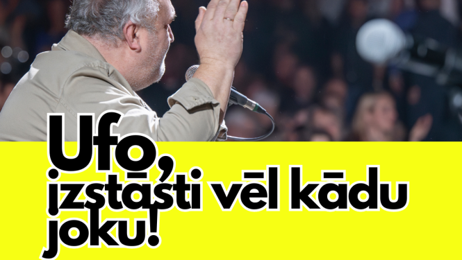 UFO humora šovs “UFO, izstāsti vēl kādu joku!” 11. aprīlī plkst. 19:00 Bauskas Kultūras centrā