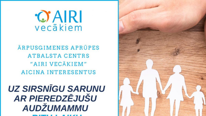 Tikšanās ar pieredzējušu audžumammu Ritu Laiku