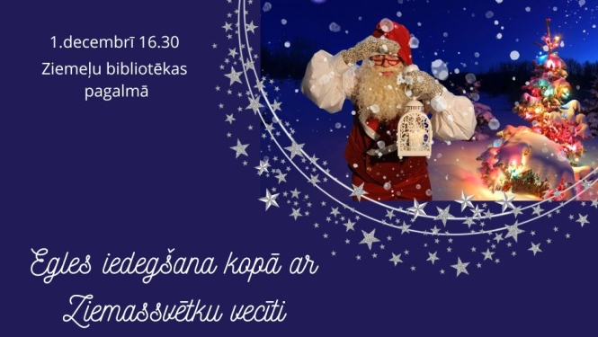 Egle Ziemeļu bibliotēkas pagalmā