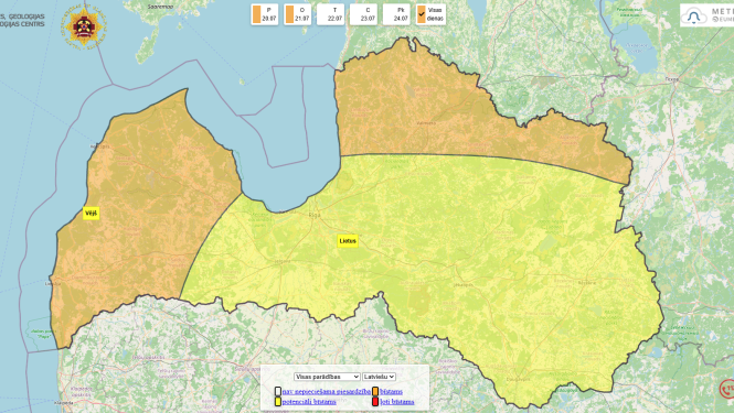 Dzeltenais brīdinājums