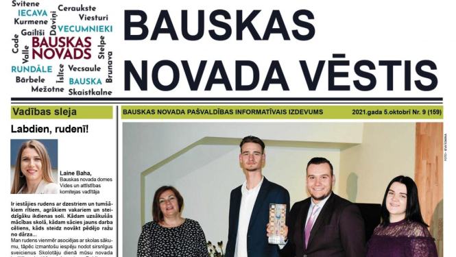Iznācis „Bauskas Novada Vēstis" septembra numurs