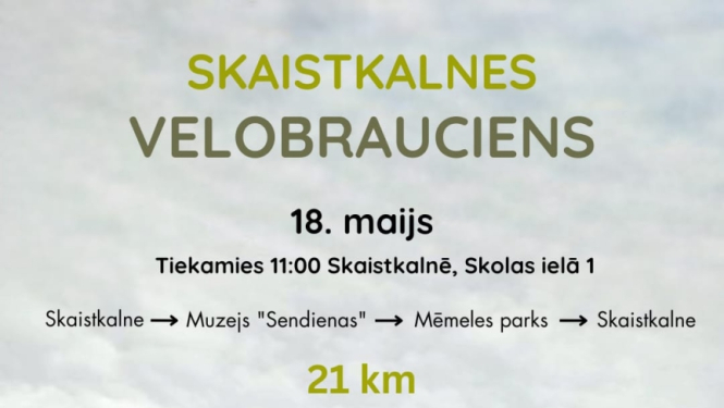Velo brauciens