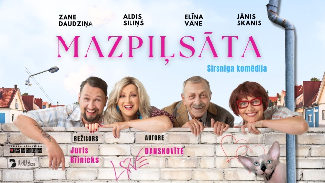Sirsnīga komēdija “Mazpiļsāta” 2024. gada 2. decembrī plkst. 19:00 Bauskas Kultūras centrā