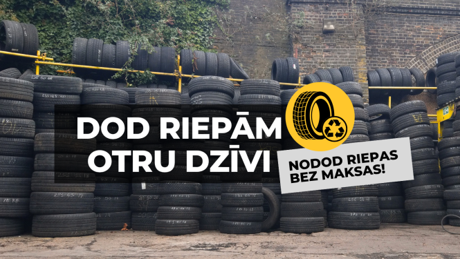Dod riepām otru dzīvi 2026 akcija