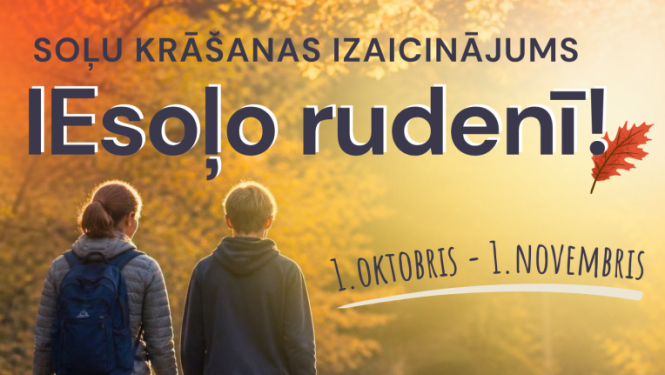 Soļošanas izaicinājums ''IEsoļo rudenī!''