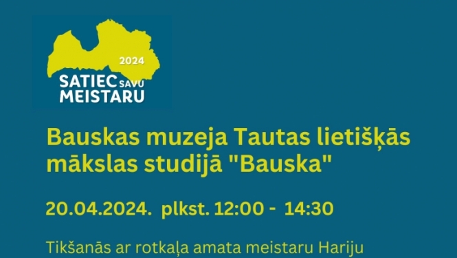 Satiec savu meistaru