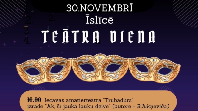 teātra diena Īslīcē