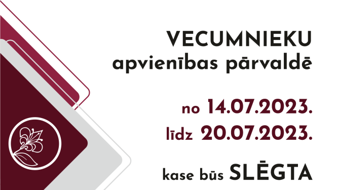 VAP kase slēgta