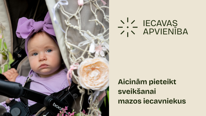 Aicinām pieteikt sveikšanai mazos iecavniekus
