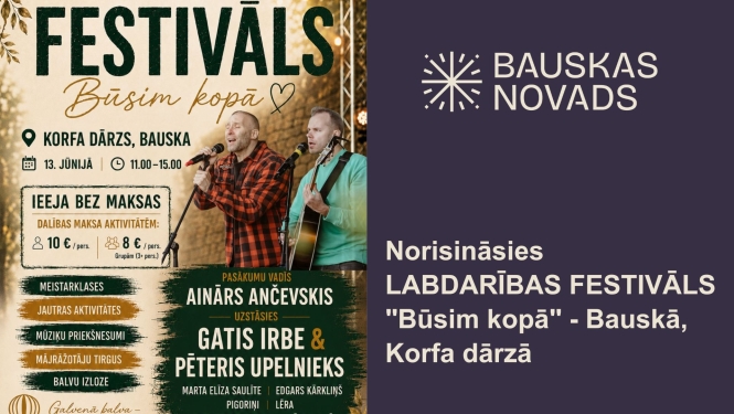 Labdarības festivāls "Būsim kopā"