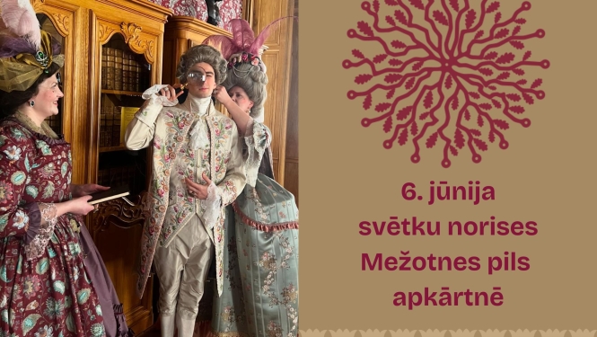 Bauskas novada svētku norises Mežotnes pils apkārtnē