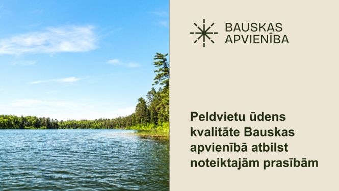 Veikta peldvietu ūdens kvalitātes pārbaude Bauskas apvienības peldvietās