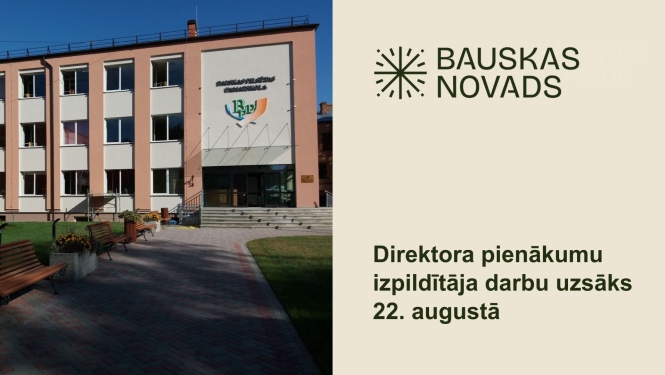 Bauskas pilsētas pamatskolā iecelta direktora pienākumu izpildītāja