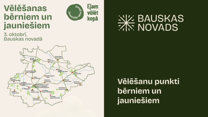 Vēlēšanu iecirkņi bērniem un jauniešiem Bauskas novadā