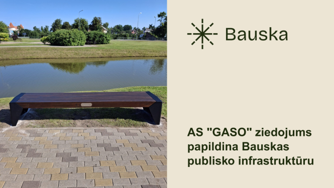 Bauskas apvienības pārvalde saņēmusi AS "GASO" ziedojumu