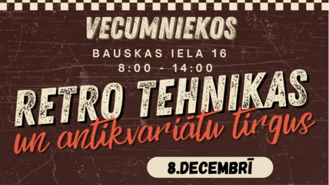 Retro tehnikas un antikvariātu tirgus