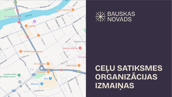 Satiksmes ierobežojumi bērnu tautas deju festivāla "Latvju bērni danci veda" laikā