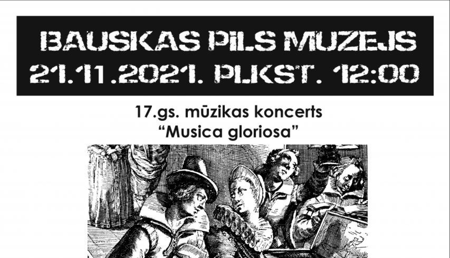 Bauskas pilī skanēs senās mūzikas koncerts „Musica gloriosa”