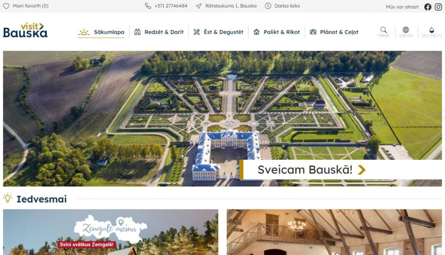 Izstrādāts jauns tūrisma logo un tīmekļvietne visit.bauska.lv