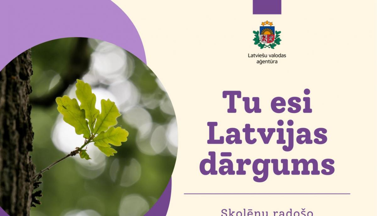 Aicinām skolēnus piedalīties radošo darbu konkursā „Tu esi Latvijas dārgums”