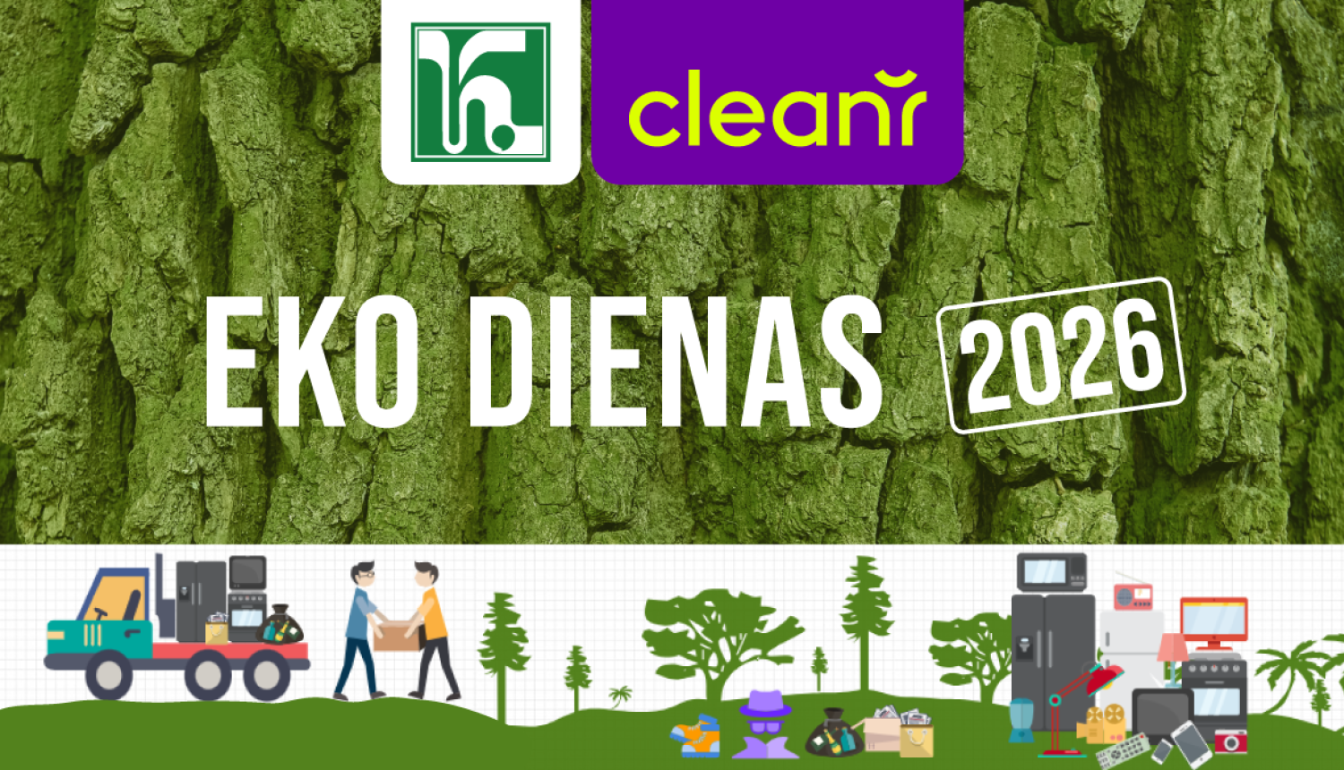  "EKO Dienās" iedzīvotāji varēs atbrīvoties no atkritumiem bez maksas