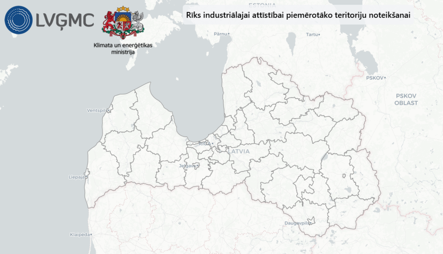 Izstrādāta industriālo attīstības teritoriju karte
