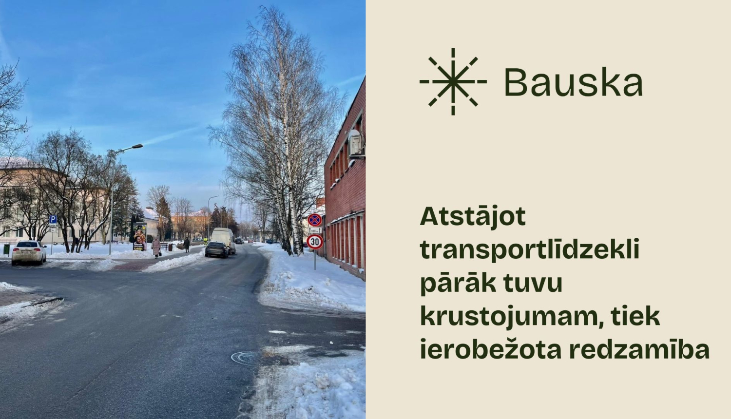 Aicina ievērot stāvēšanas noteikumus 