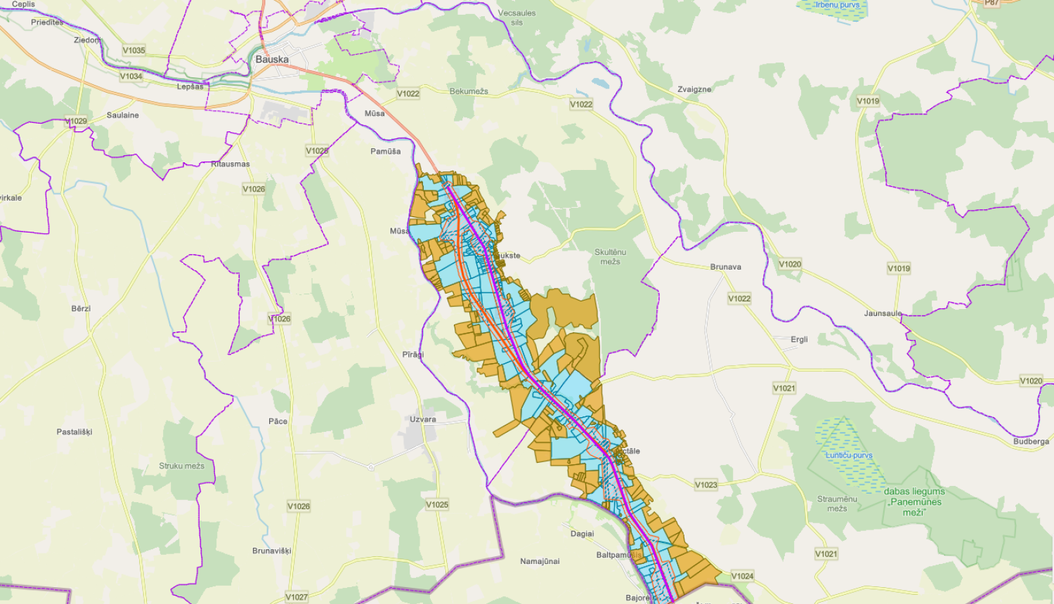 Paziņojums par sākotnējo sabiedrisko apspriešanu autoceļa A7 Rīga–Bauska–Lietuvas robeža posma Bauskas apvedceļa beigas–Lietuvas robeža pārbūvei