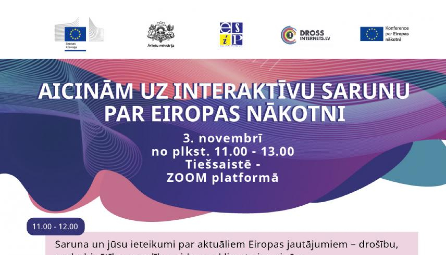 Interaktīva saruna par Eiropas nākotni