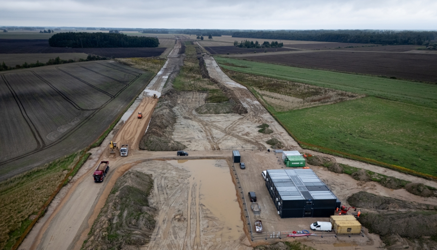 Materiālu piegāde Rail Baltica BP6.
