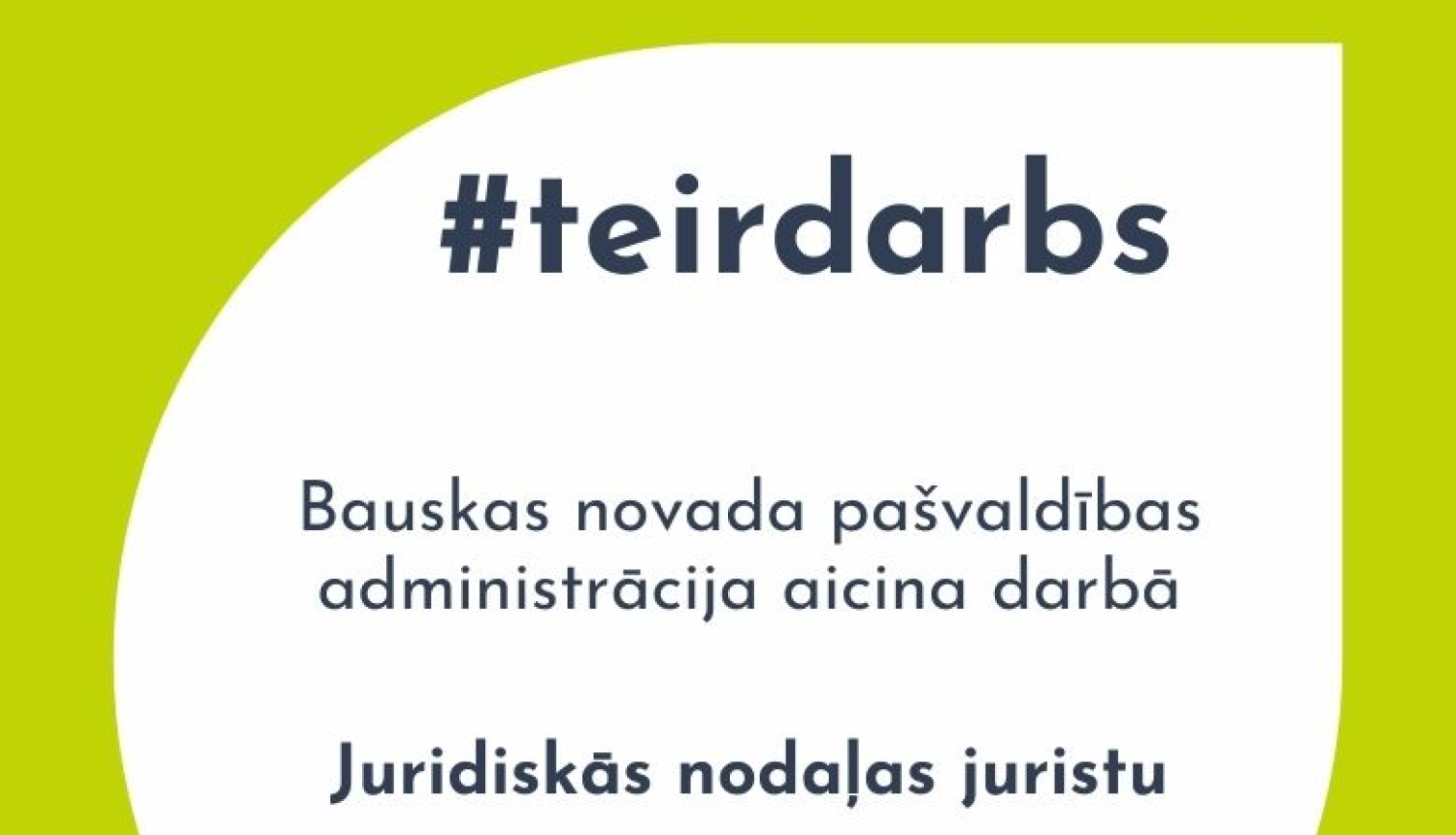 Aicinām pievienoties mūsu komandai juristu!