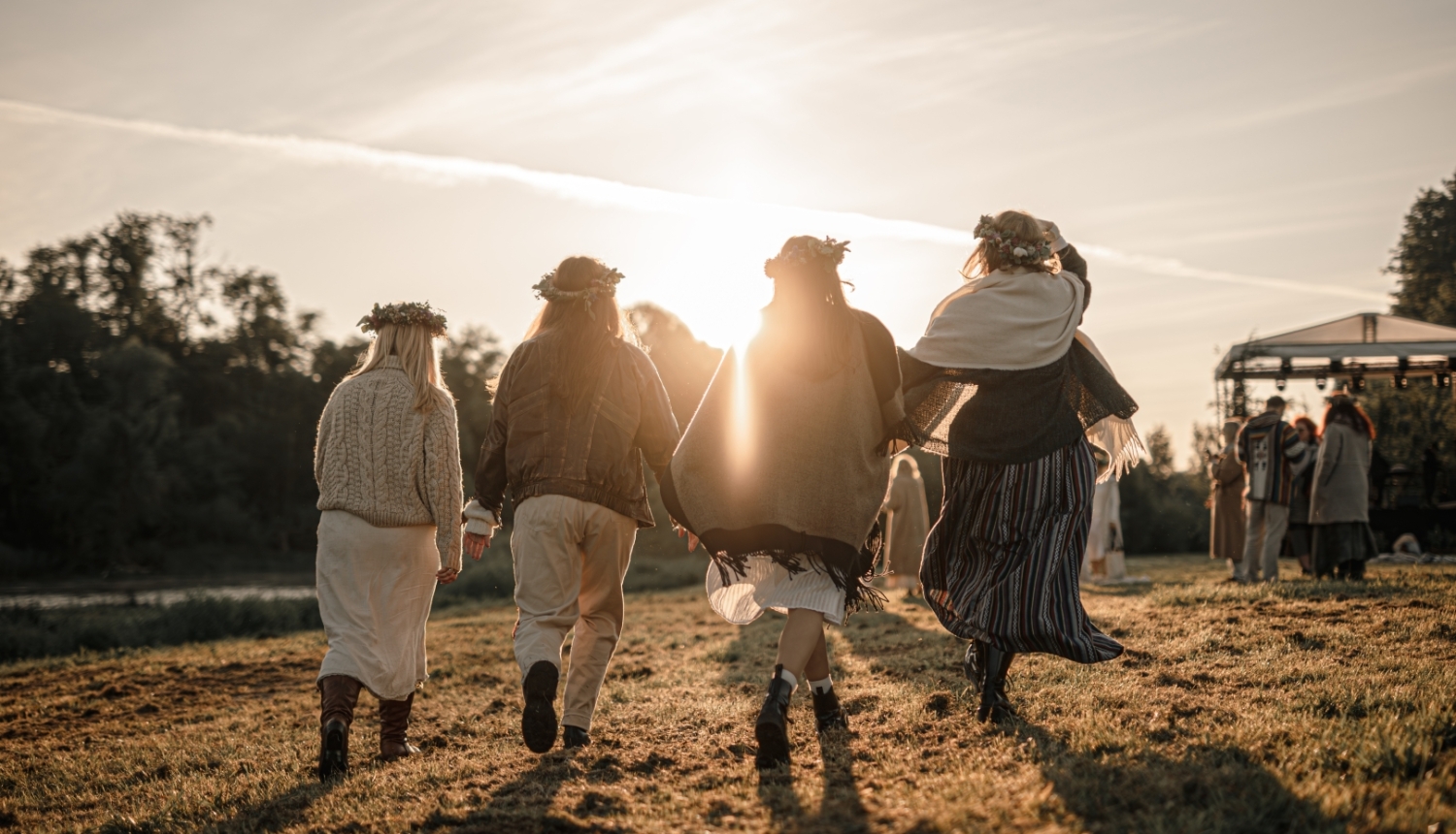 Saulgriežu saullēkta sagaidīšanas ceremonija "Spīgo"