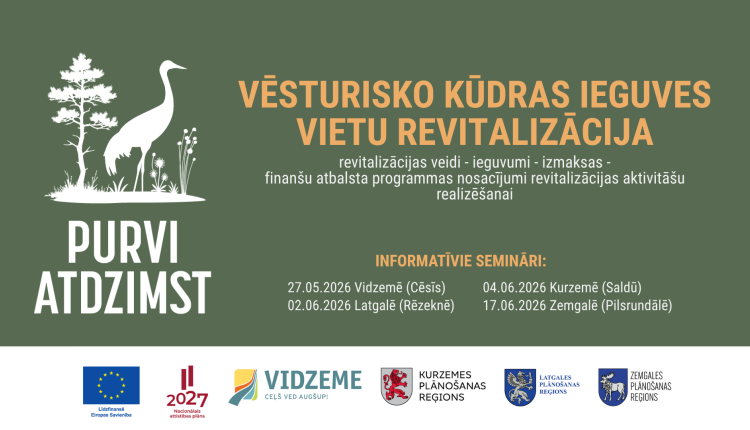 Vēsturisko kūdras purvu apsaimniekošana