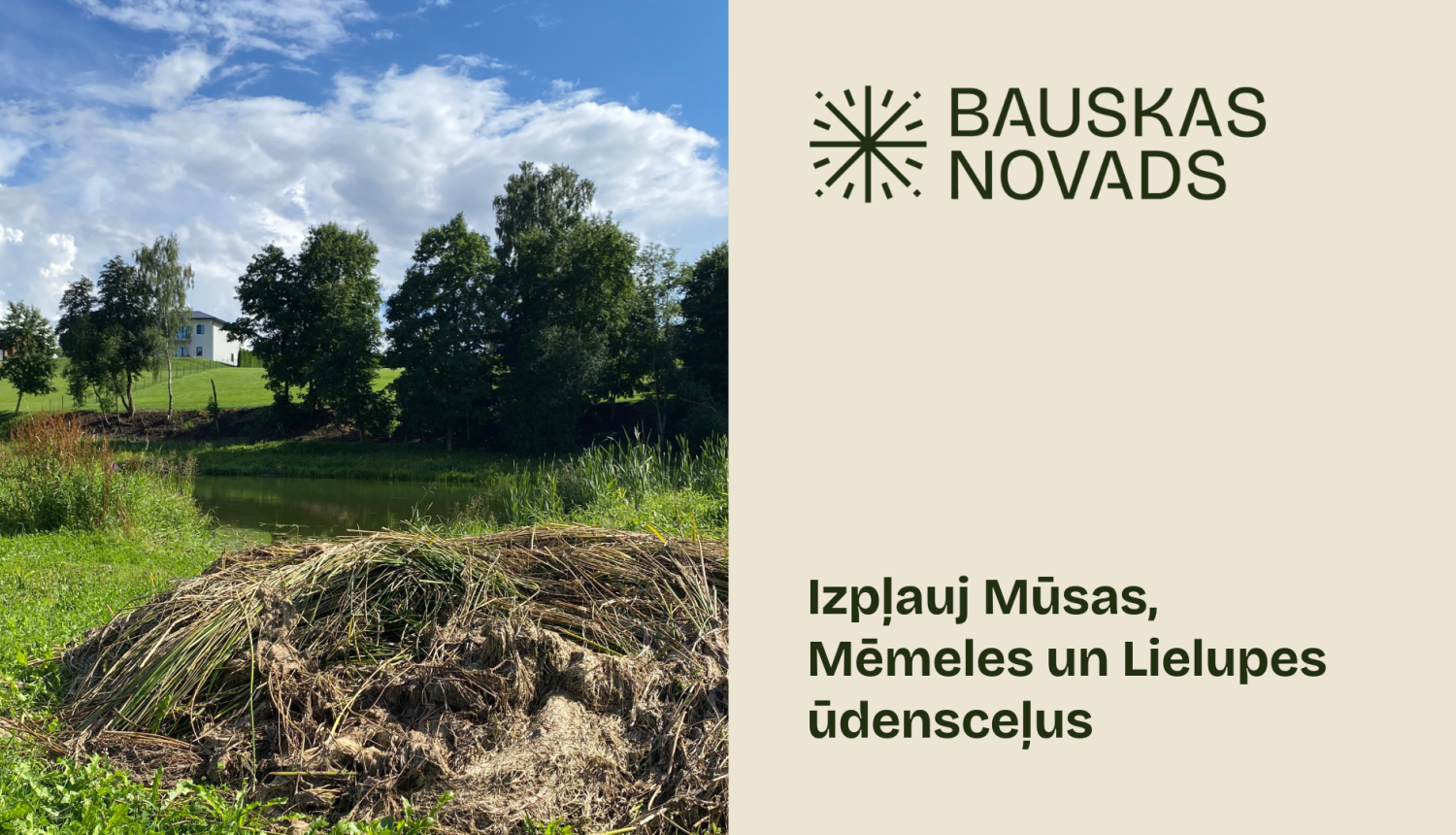 Izpļauj ūdensceļus
