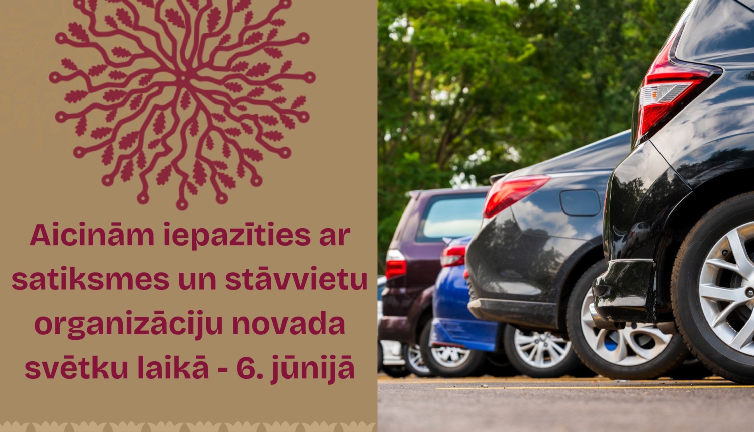 Satiksmes organizācija svētku laikā