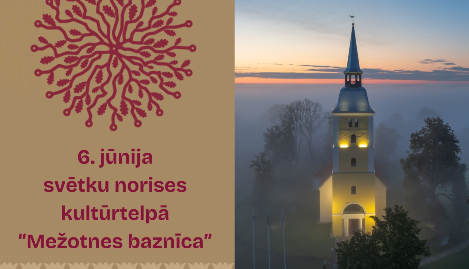 Bauskas novada svētku norises Mežotnes baznīcā