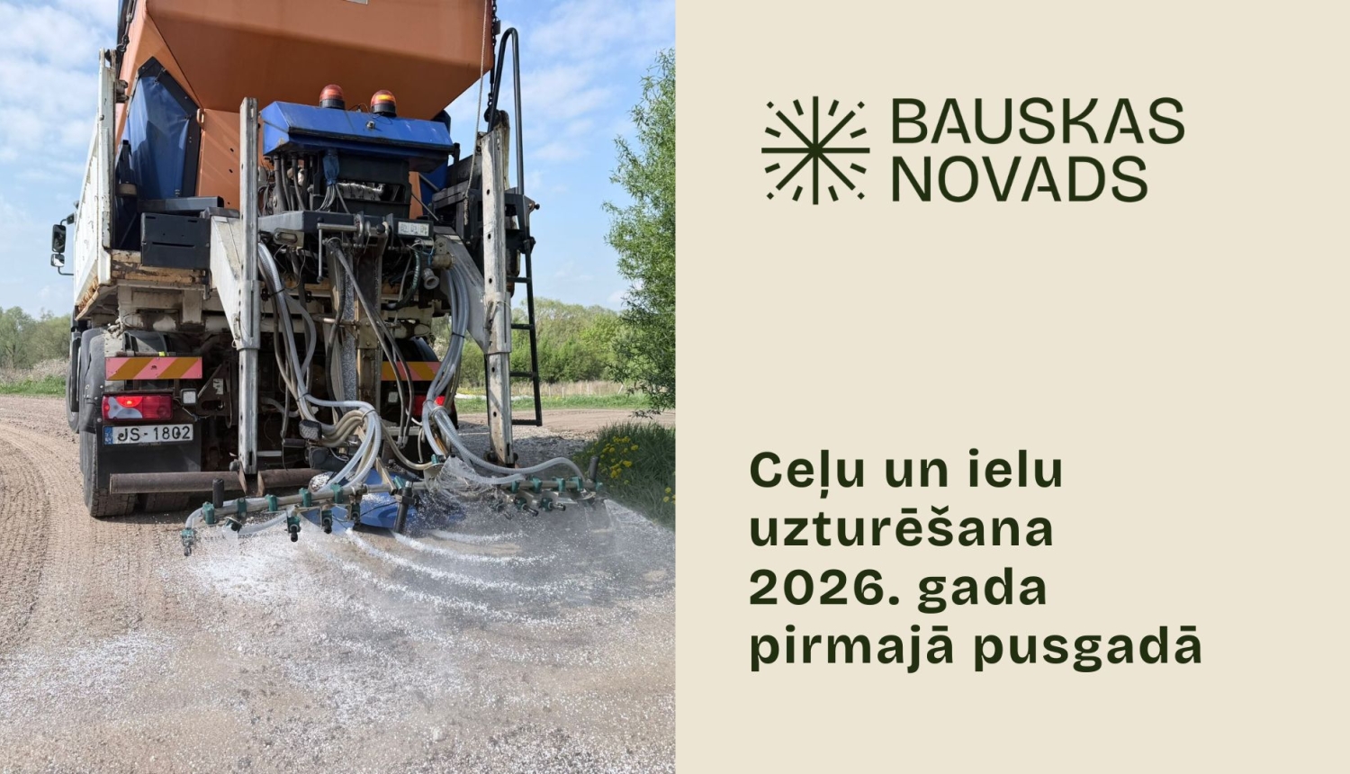 Atskats uz paveikto: Bauskas novada ceļu un ielu uzturēšana 2026. gada pirmajā pusgadā