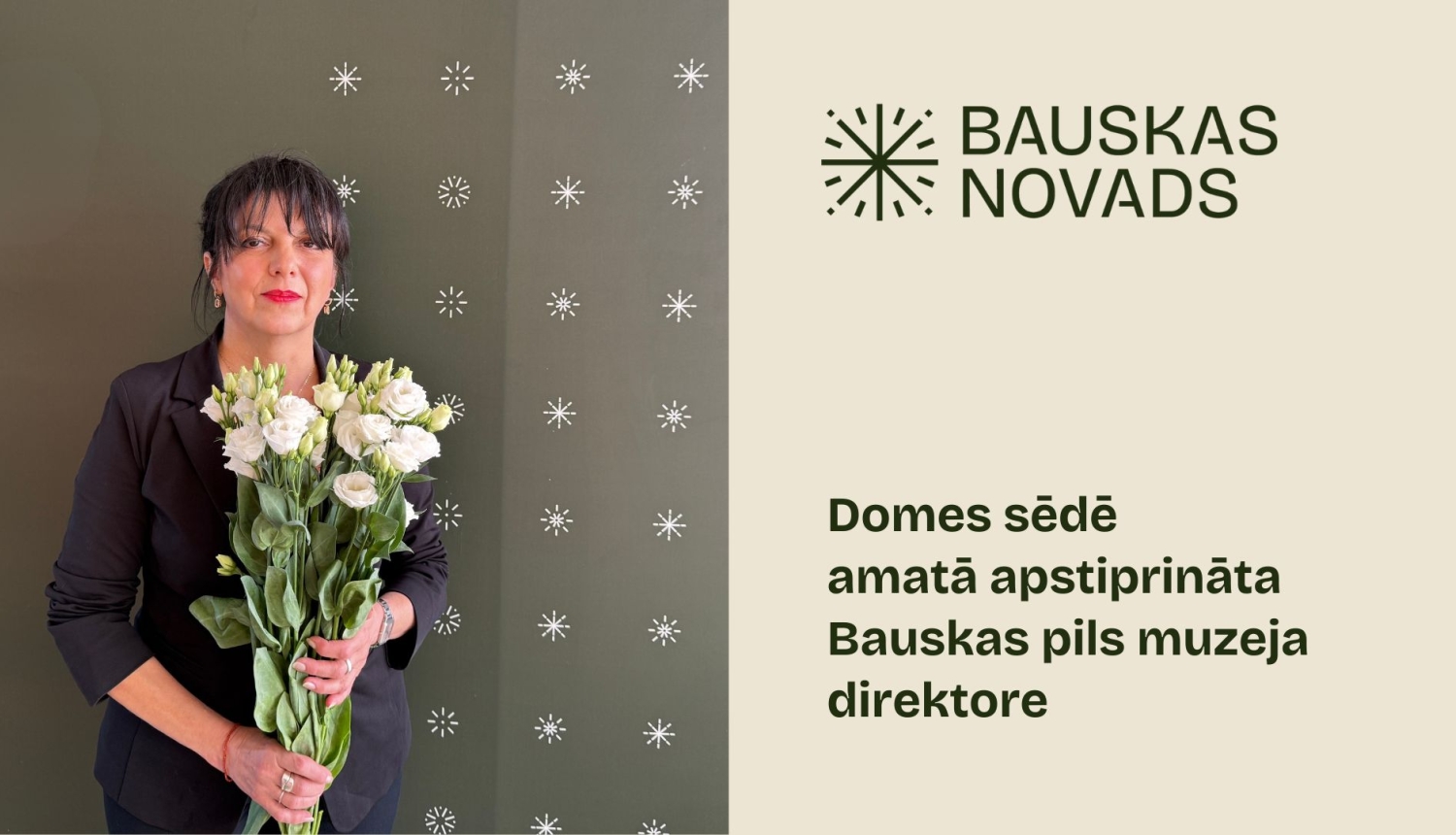 Bauskas pils muzeju turpmāk vadīs Anna Ancāne
