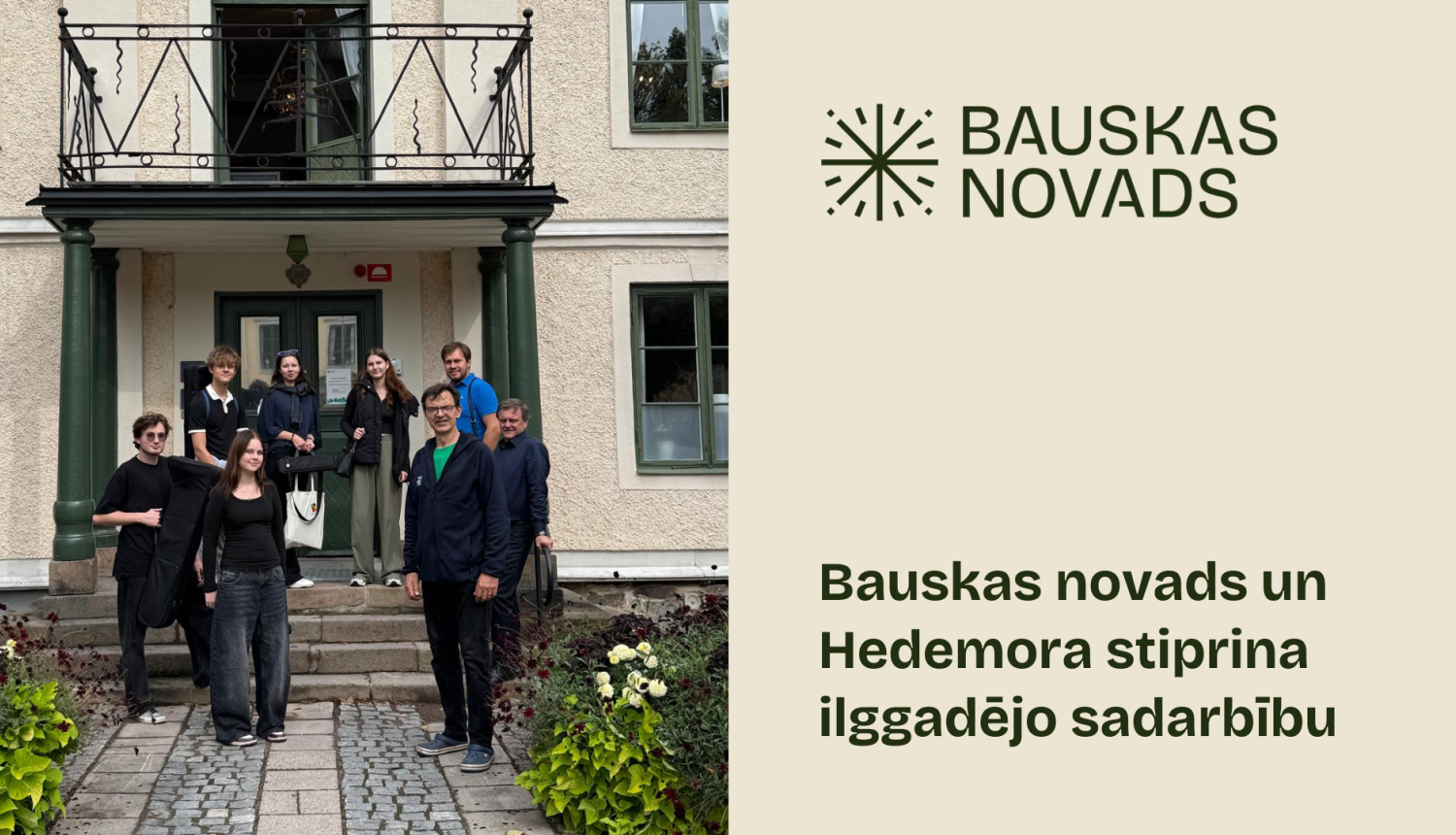 Bauskas novada pārstāvji viesojas sadraudzības pilsētā Hedemorā