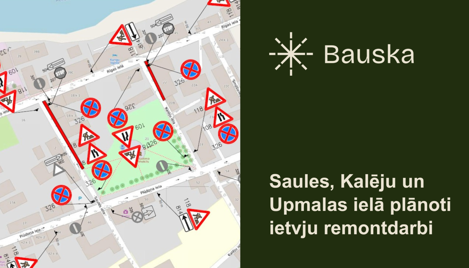 Bauskā tiks veikti gājēju ietvju seguma remontdarbi