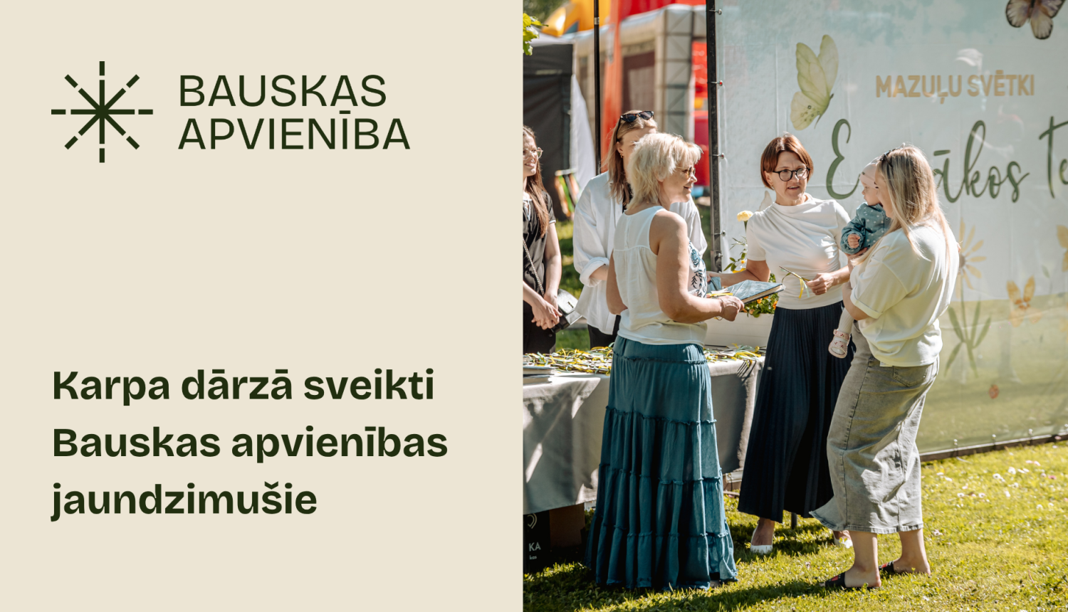 Bauskā sveikti jaundzimušie 