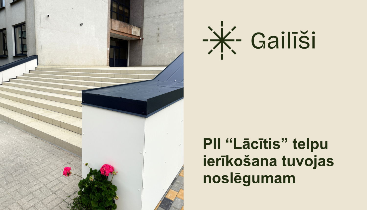 Pirmsskolas izglītības grupu telpu ierīkošana Uzvarā tuvojas noslēgumam