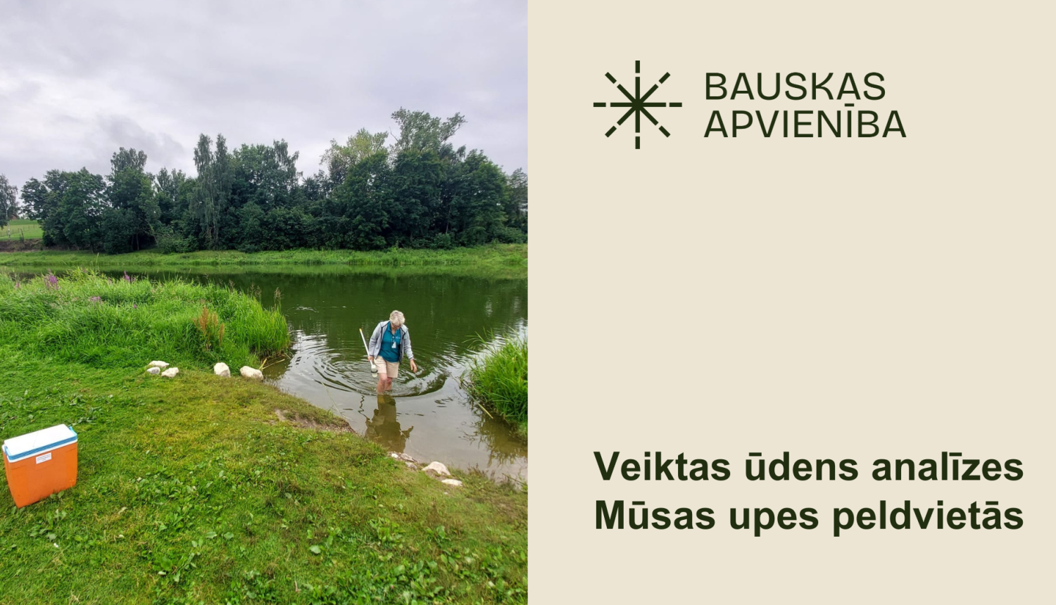 Mūsas peldvietās veikta ūdens paraugu ņemšana