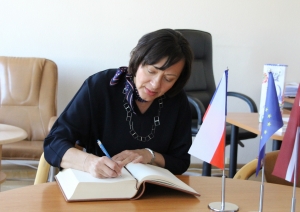 Čehijas vēstniece Bauskā
