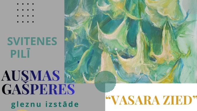 Ausmas Gašperes glzeznu izstāde