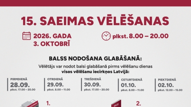 15. Saeimas vēlēšanas 