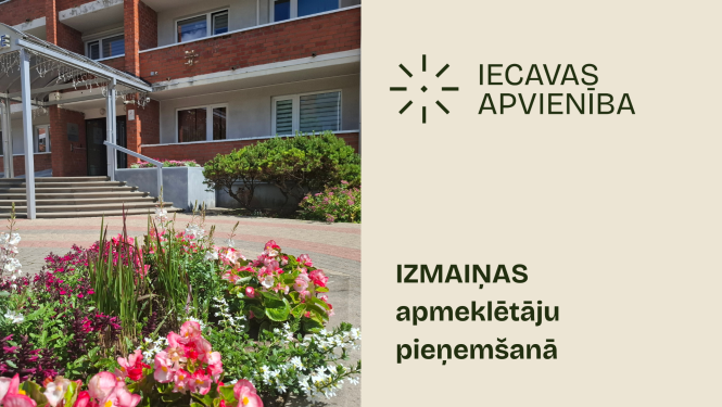 Apmeklētāju pieņemšanā izmaiņas IAP